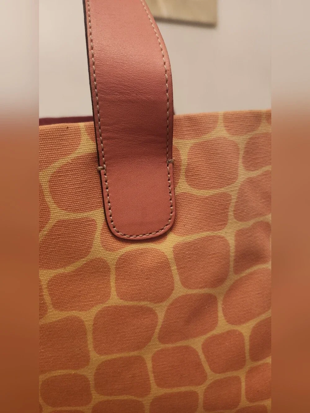 Kate Spade Pink Giraffe Print Tote